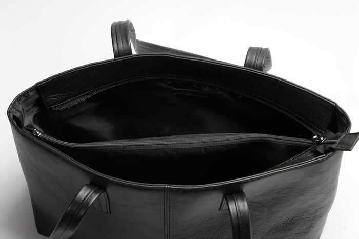 Leath'Art Oiginal Cow Leather Ladies Tote Bag Moden Fashion